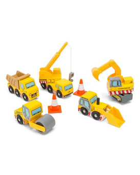 Set x5 vehículos para la construcción